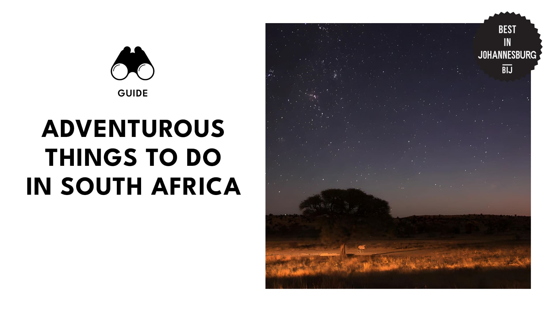 Adventurous Things to Do in South Africa